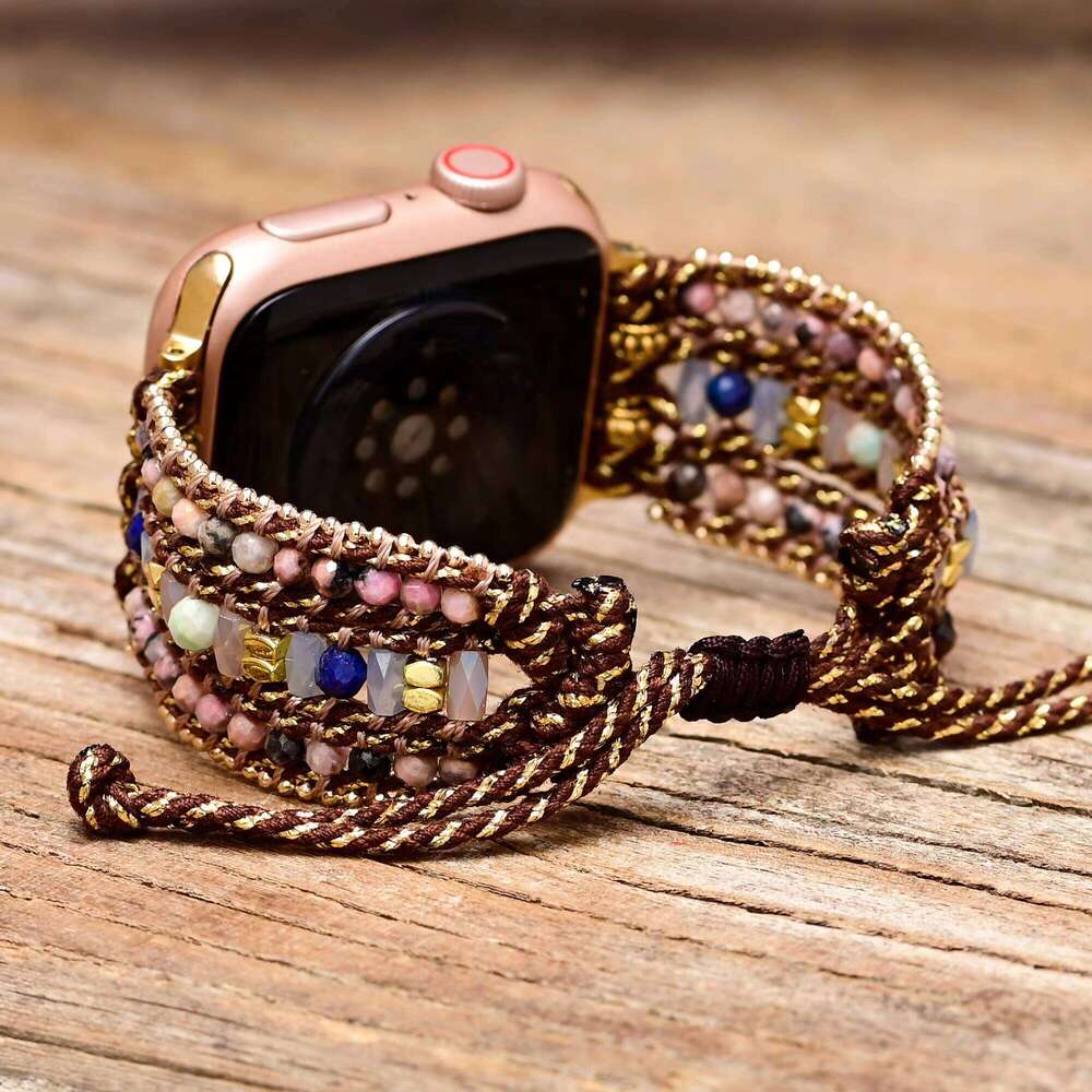 Red Stress Relief Single Pack Smart Charming Natural Stone Watch Band High Quality