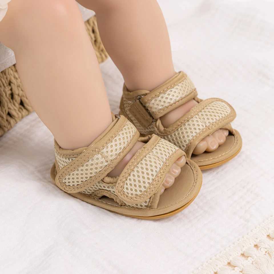 Summer New Baby Shoes Boys Girls Casual Sandals Comfortable Rubber Soft Anti-Slip Sole Lightweight Toddler First Walkers R250707