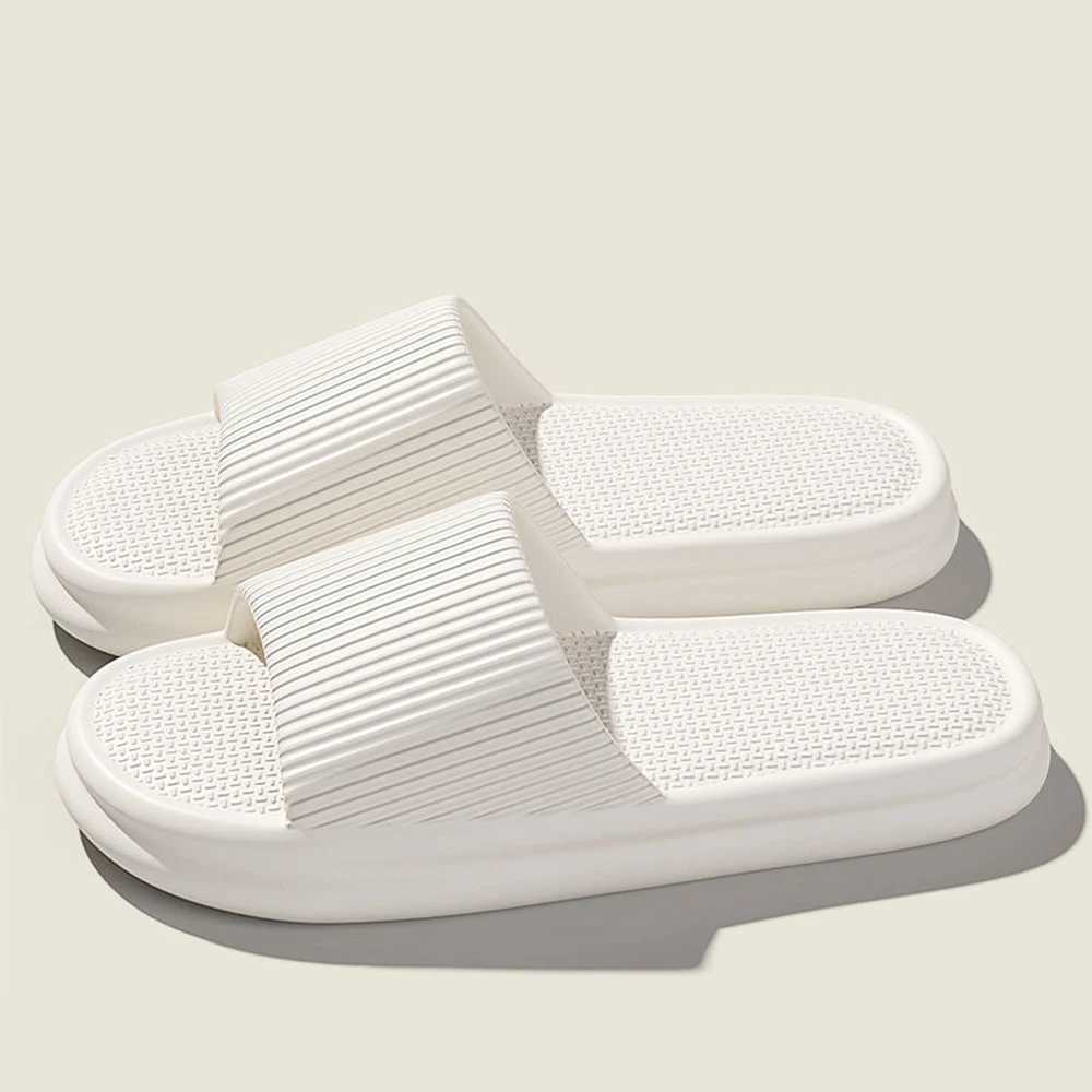ZHIDA Thick Platform Cloud Slippers EVA Soft Sole Pillow Slides Summer Beach Flip Flops Women Non Slip Bathroom Home Slippers z250708WYLY