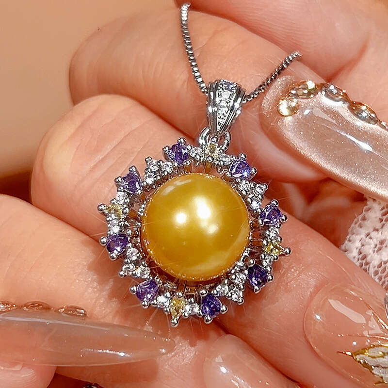 New Jewelry Set Imitation Natural Pearl Necklace Ring Unique Charm Women's Fashion High-End Versatile Caf