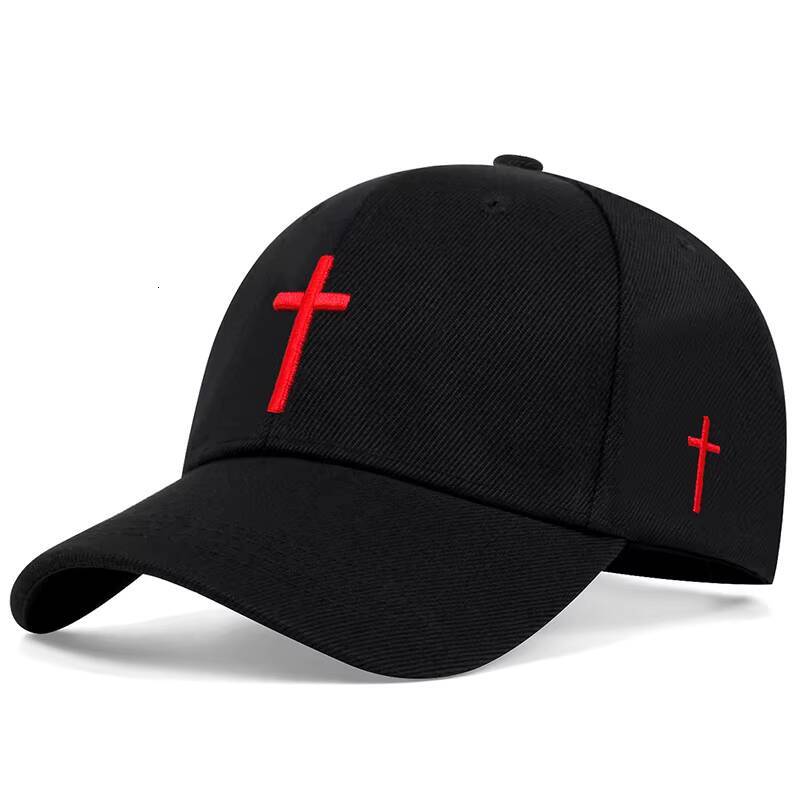 Unisex Cross embroidery Baseball Cap adjustable Golf Hat Cotton Snapback Caps Casquette Casual Hip Hop Dad Hats ddmythur
