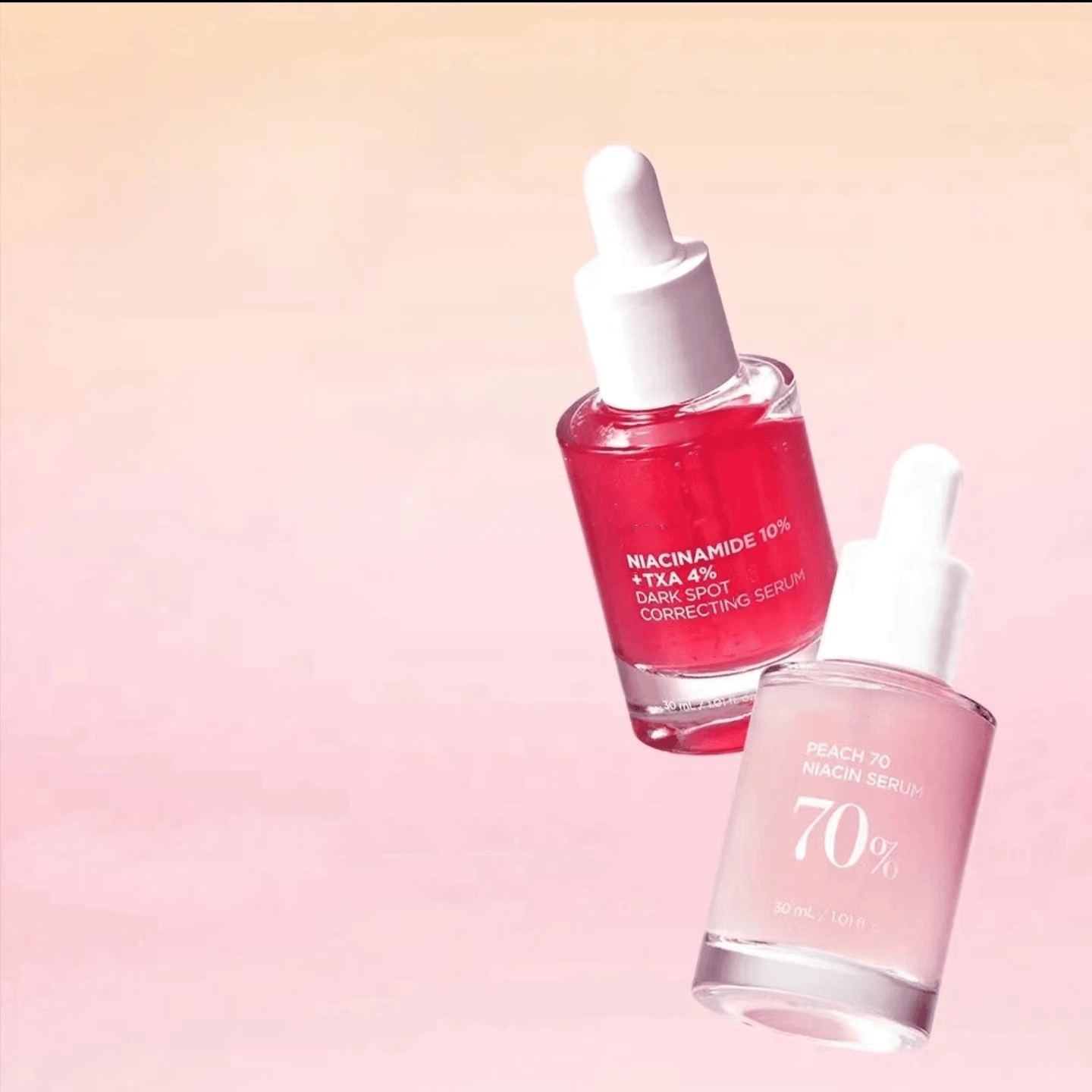 Repairing essence 10% nicotinamide fade black, brighten skin tone, moisturize and moisturize honey peach