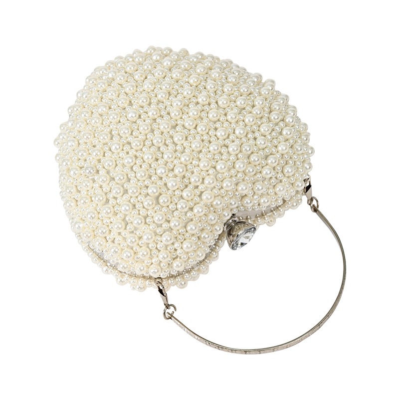 Evening Bag Versatile Heart-shaped Pearl Women's Bag Banquet Fashion Party Bag