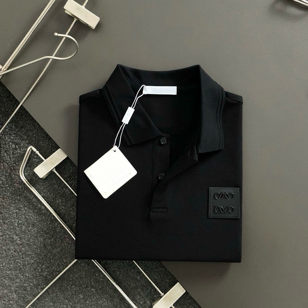 Designer Mens Polos Shirt Mens T-Shirt sew Leatherwear Short Sleeve Fashion classic Men's Summer T-shirt casual t-shirt tee shirt tops size M-3XL