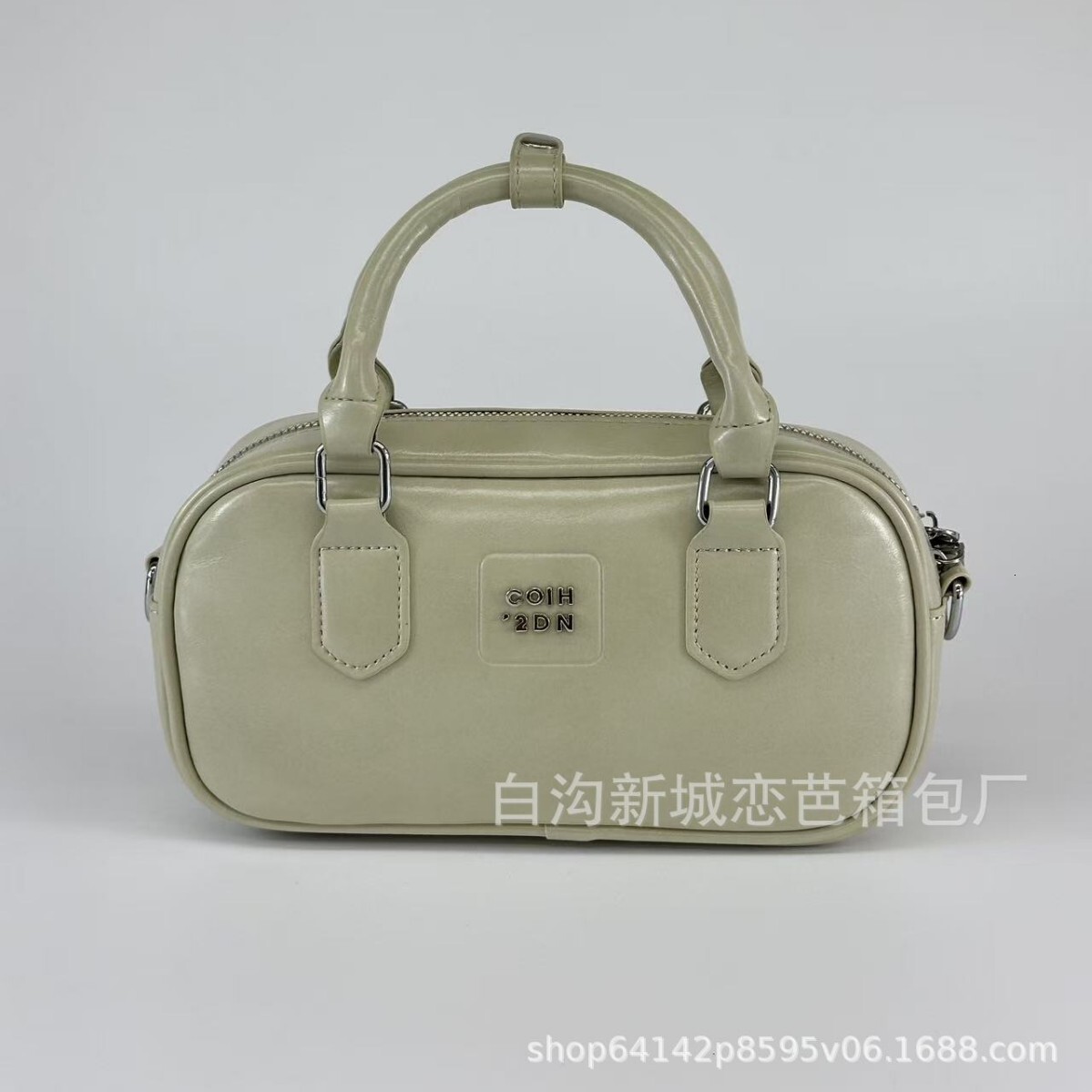 Designer Fashion Korean Style Niche Handbag Bowling 2025 New Trendy Boston Simple Casual Shoulder Light Luxury Women's Bag