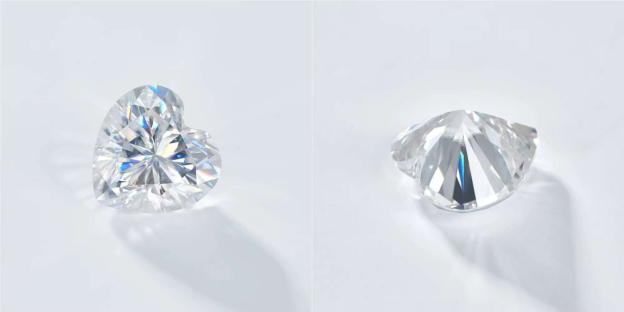 High Quality Flawless Lab Created Loose Stone Diamond 1.0-3.0ct VVS D IGI GIA Certificate CVD HPHT Heart Cut Lab Grown Diamond