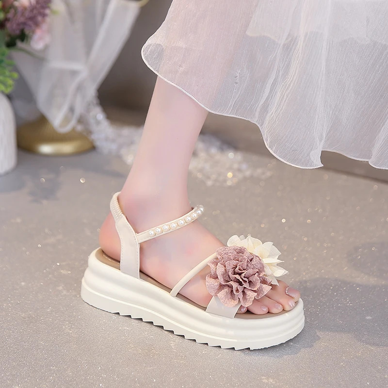 5133 Summer y Heel Flower Women Sandals 250703