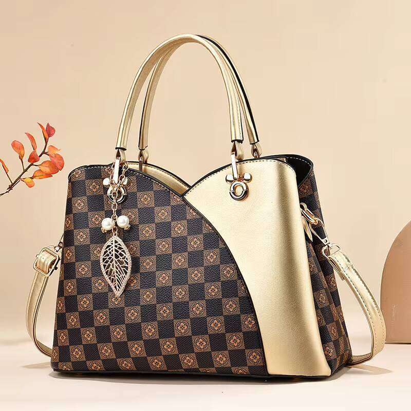 DHessentials Contrast Color New Trendy Versatile Crossbody Fashion Women's Large Capacity One Shoulder Handbag