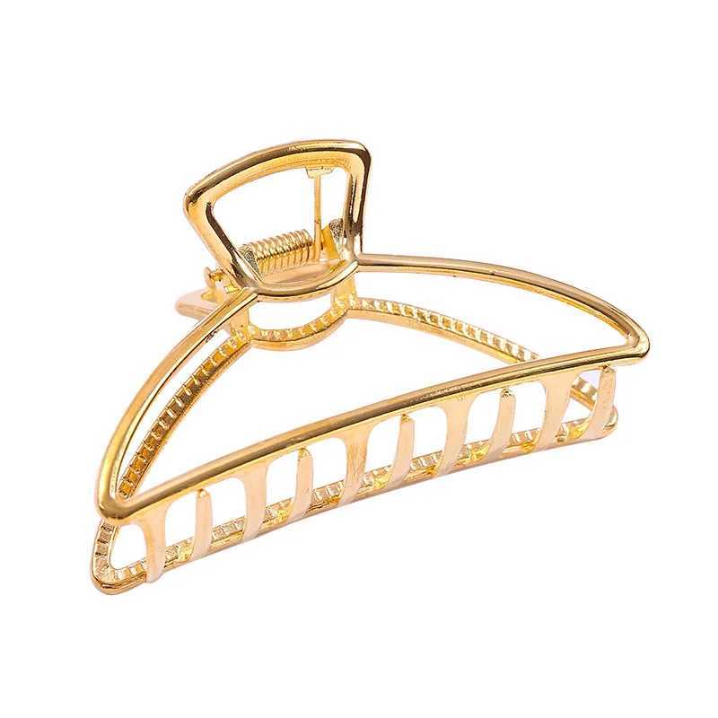 1 pc Women Geometric Alloy Hair Claws Hair Clips Large Hair Making Tools Elegant Party Hair Accessories Hairdressing Tool Y250707