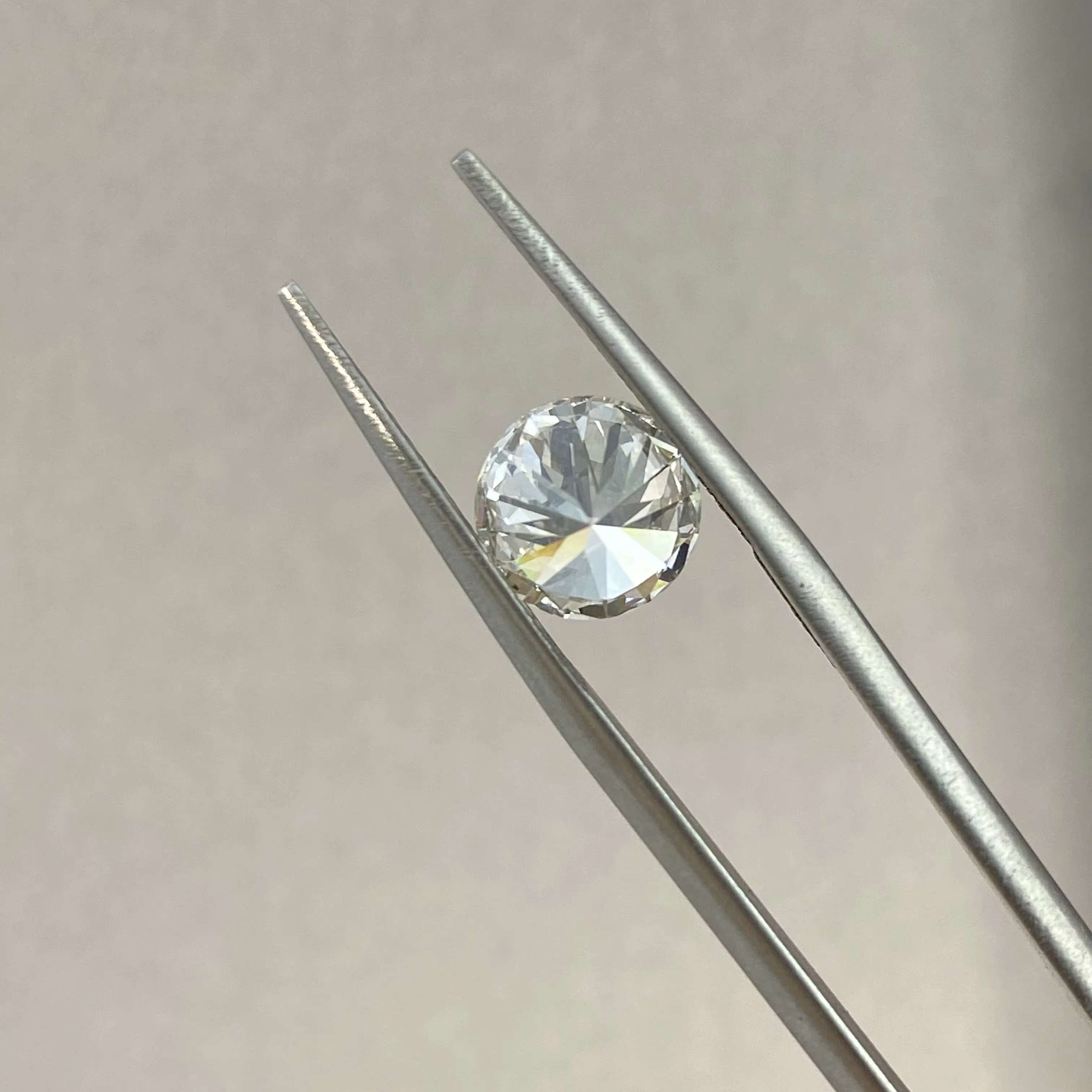 Wholesale CVD Diamond Loose Diamonds Round Shape Lab Grown Diamonds VS2 G Color 2CTS