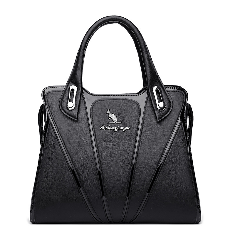 Free Shipping Designer Fashion Kangaroo Women's Bag New Korean High-end PU Women's Shoulder Crossbody Bag Suitable For Middle-aged Mothers