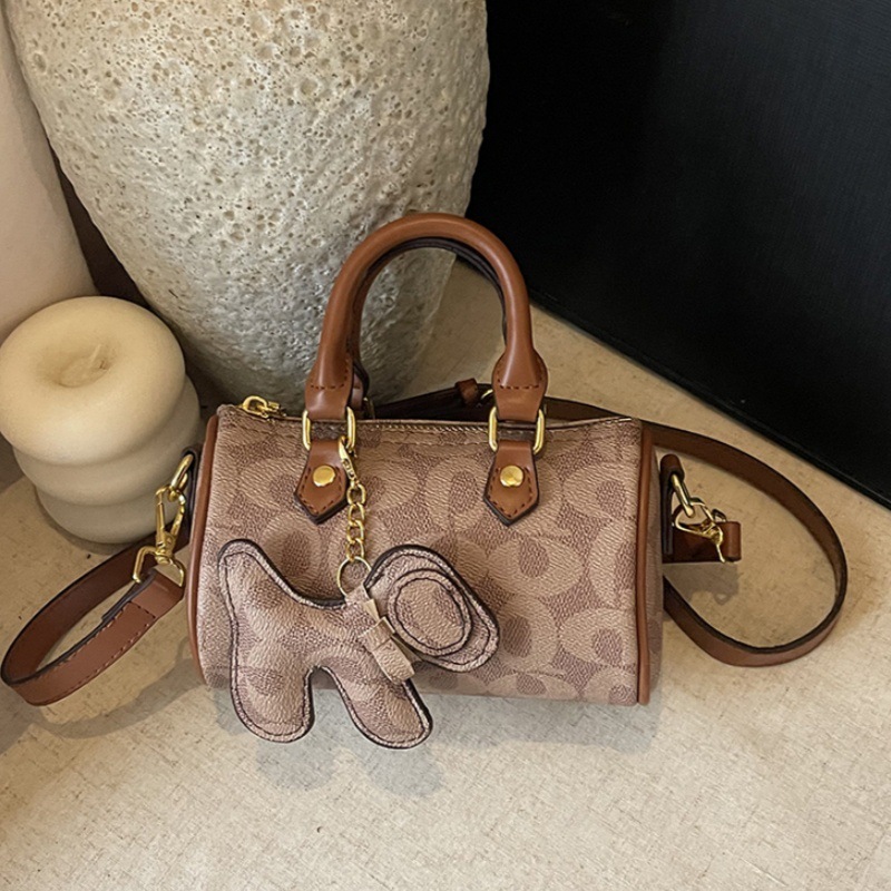 Designer 2025 New High-End Small for Women, Boston Elegant Pillow Handbag, Shoulder Crossbody Bag, Light Luxury Women's Bag