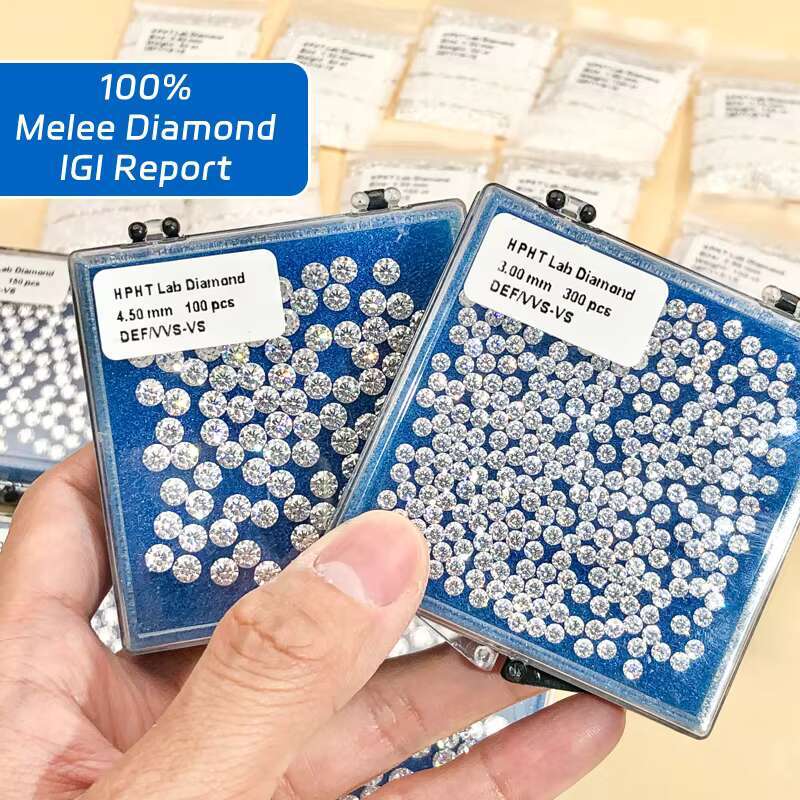 IGI GIA Certificate 4CT 5CT 6CT Big Size Wholesale Lab Grown Diamond HPHT CVD Lab Grown Diamond