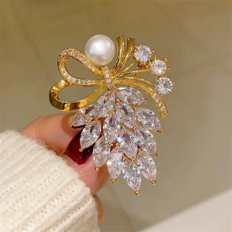 1pc Chic Ribbon Bow Brooch for Men Women Fashion Bowknot Brooches Pins Jewelry Accessories Party Gifts 2025 250625