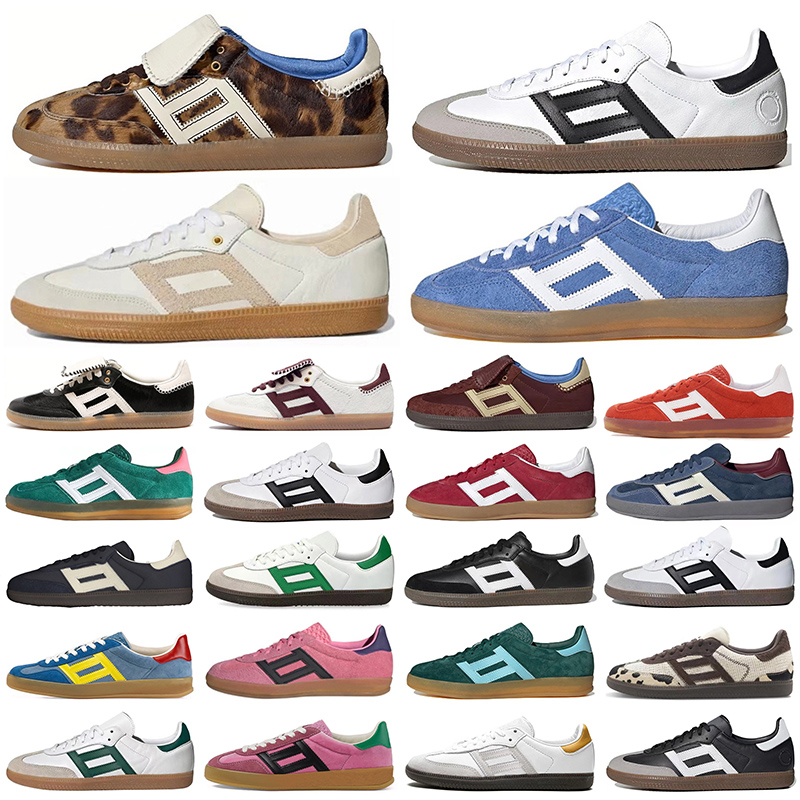 Designer Casual Shoes Men Women Running Shoes Pink Suede Fur Black White Green Gum Shoe Pony Leopard Platform Sole Outdoor Sports Trainers