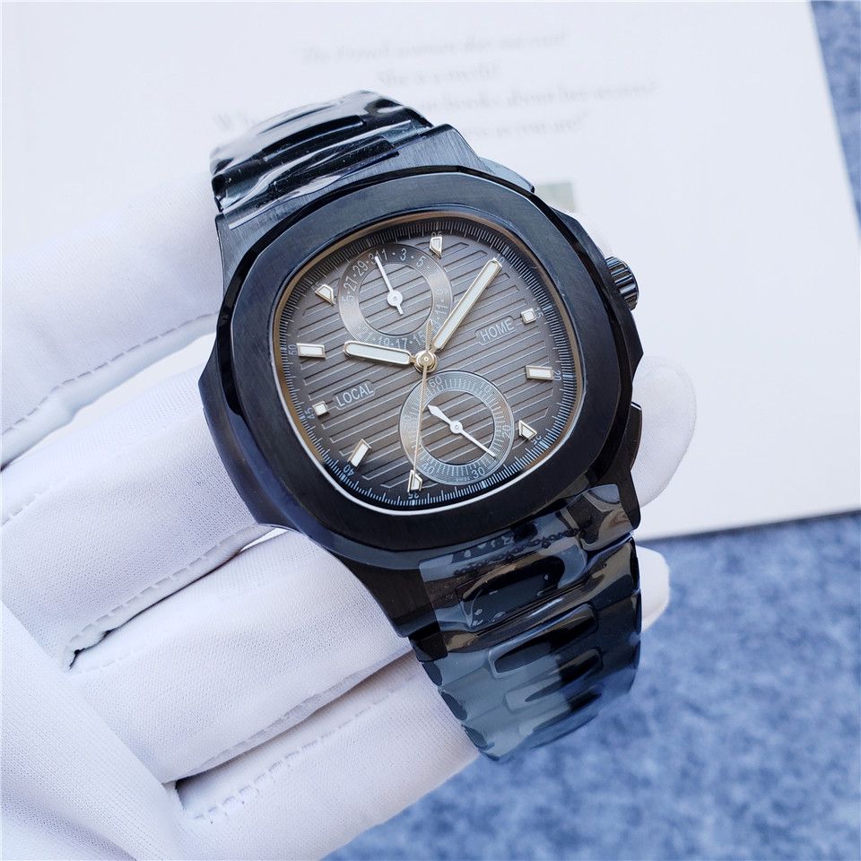 Fashion Classic Mens High Quality Automatic Mechanical Movement 40MM Stainless Steel Strap Business Watch Montre de Luxe