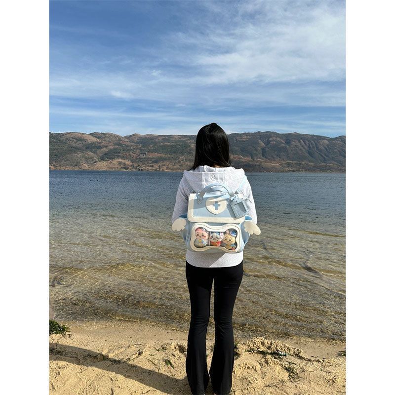 designer Japanese Style Bag for Women 2025 New JK Uniform Bag Cute Puppy Backpack for Girls Student Commuting Backpack