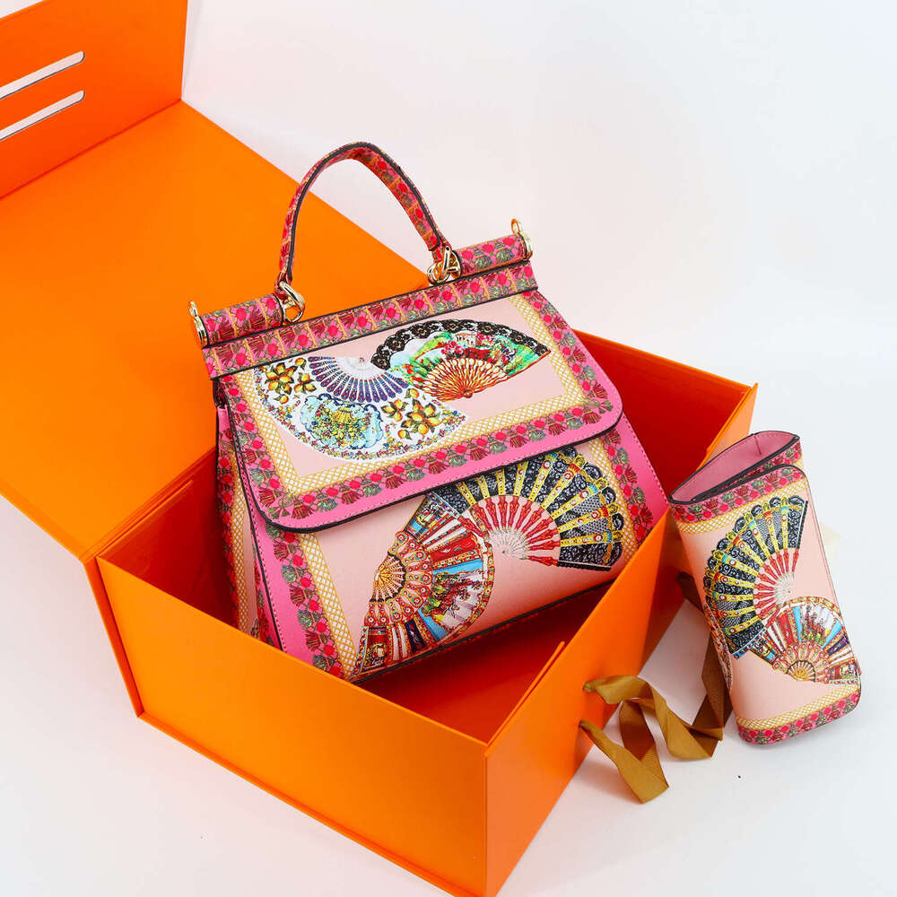 Fashion Printed Handbag Textured Light Luxury Women S Bag