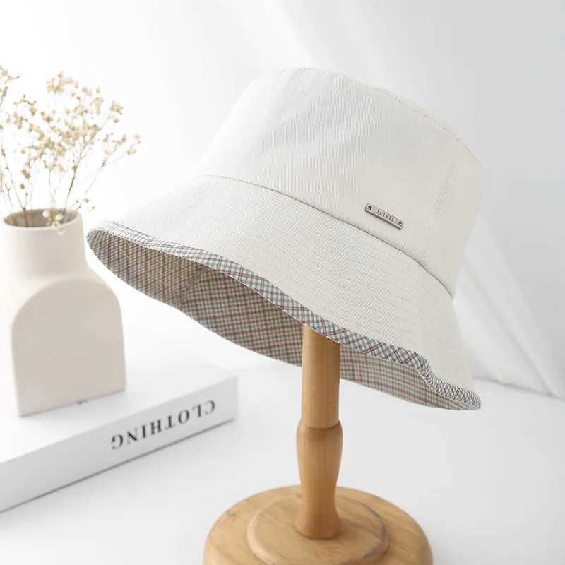 2025 Spring Summer Bucket Hat Women Retro Elegant Simple Bow Hat Womens Japanese Style Fisherman Hat With Wide Brim New Arrival Y250707