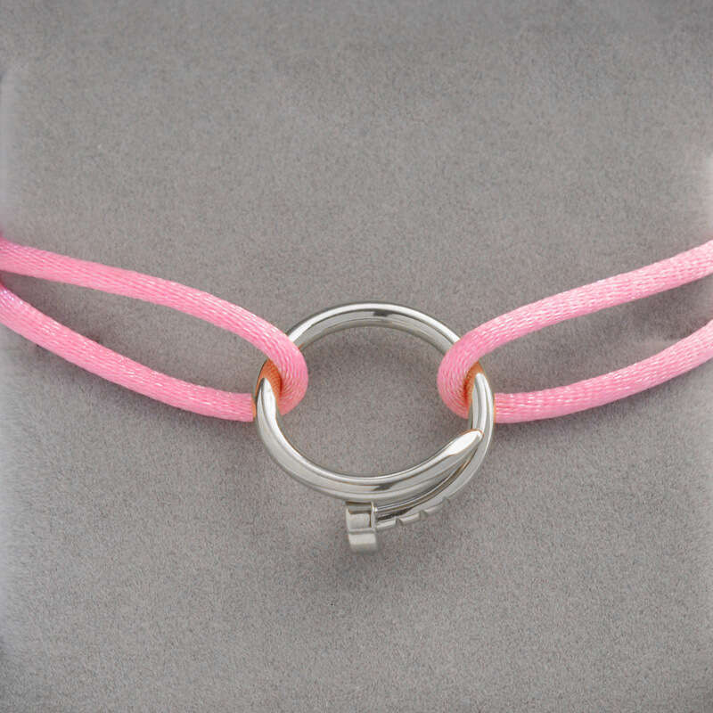 Handwoven Couple's Nail Bracelet, Simple and Elegant Adjustable Open Bracelet