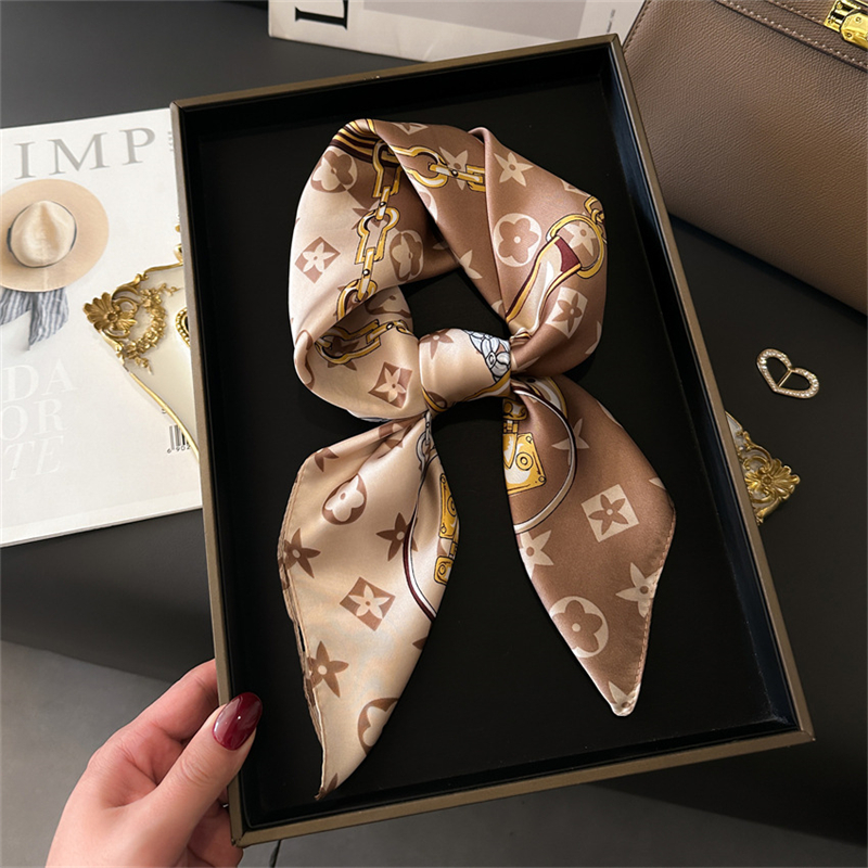 Hot Designer Free shipping Old flower silk scarf women scarf color-blocking foreign style versatile neck protection neck protection sunscreen shawl co