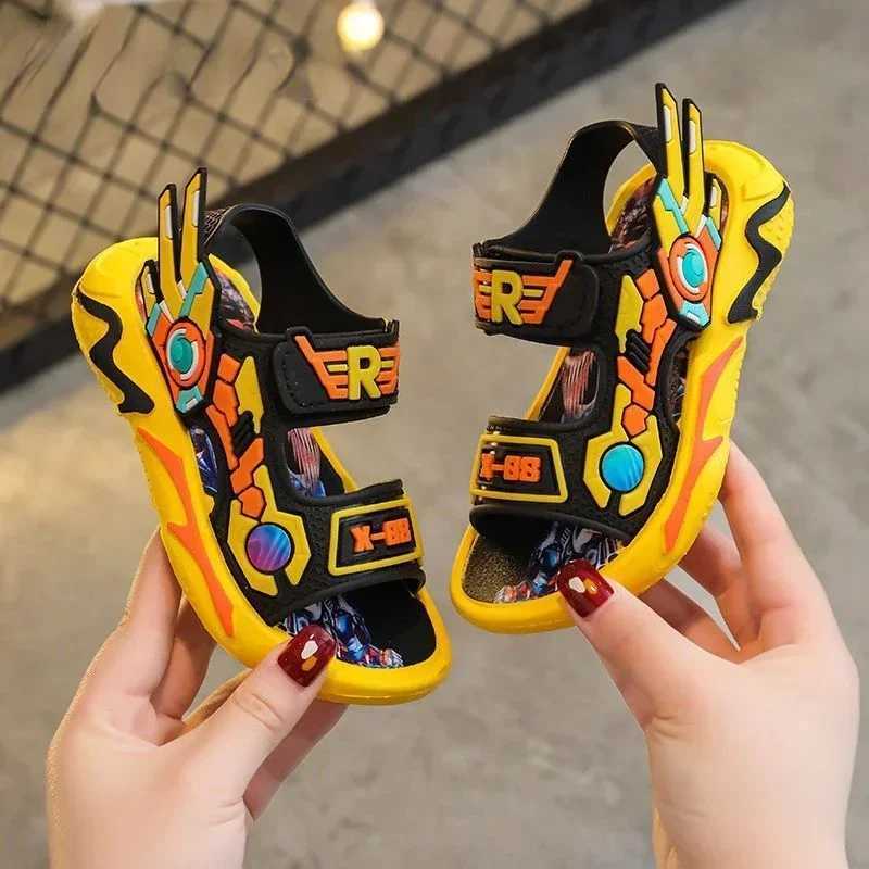 Boys Sandals Summer Kids Shoes Toddler Baby Boys Sandals Infant Casual Beach Children Outdoor Black Shoes z250708LM8H