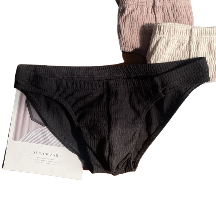 UpUns Mens Pure Cotton Briefs Soft Breathable Solid Color Panties Sexy Shorts Wholesale Support Sample Free Shipping