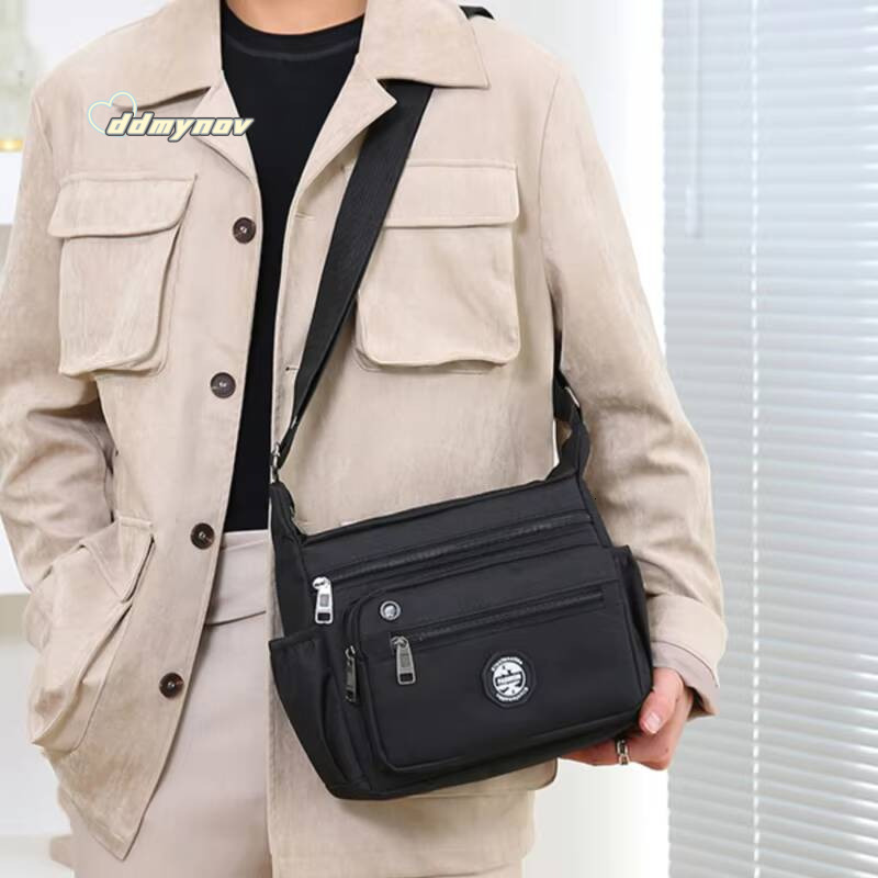 Mens Messenger Bag Crossbody Shoulder Bags Men Large Sling Pack For Work Business Waterproof Oxford Packs Satchel Purse ddmynov