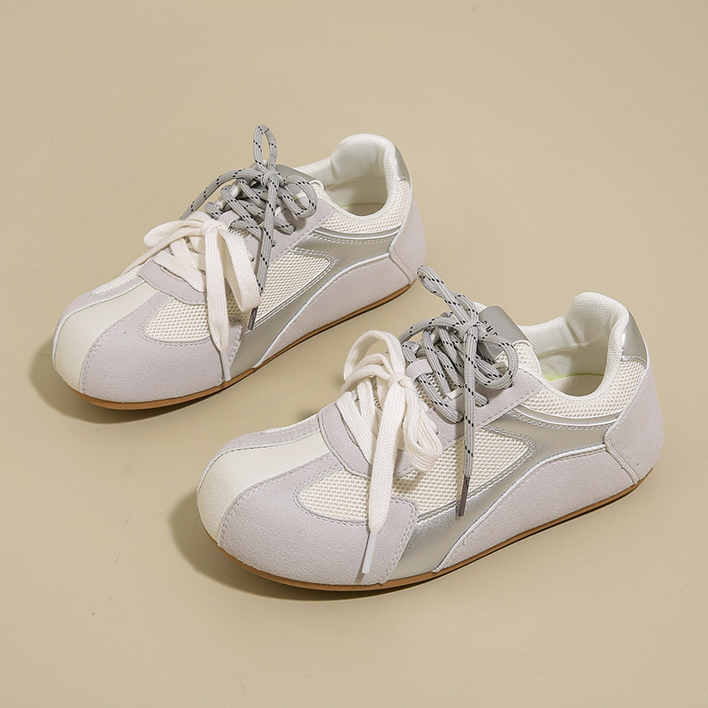 2025 White Sneakers for Women Spring New Korean Designer Style Ins Female Student Casual Flat Sports Shoes