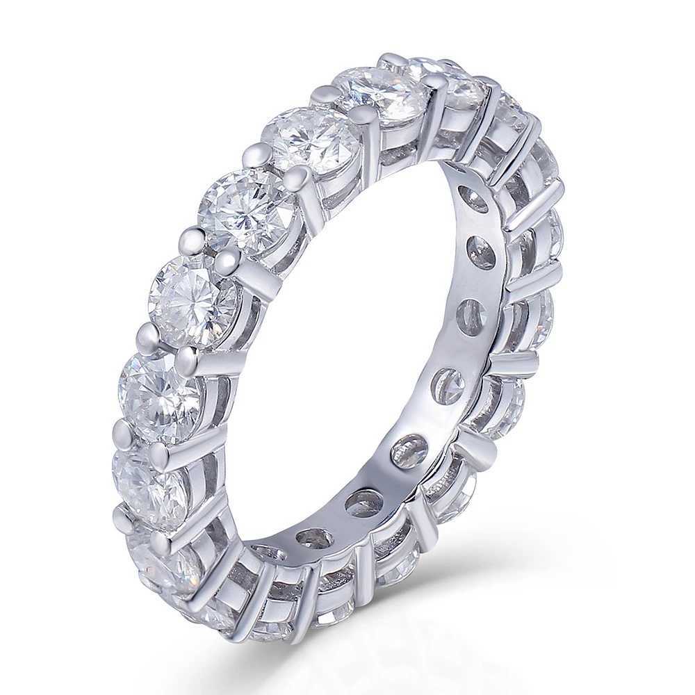 eternyti 925 Sterling Silver Engagement Wedding Band Rings Sets For Women Bridal Princess Cut Diamond Promise Party Jewelry Gift XJ250707