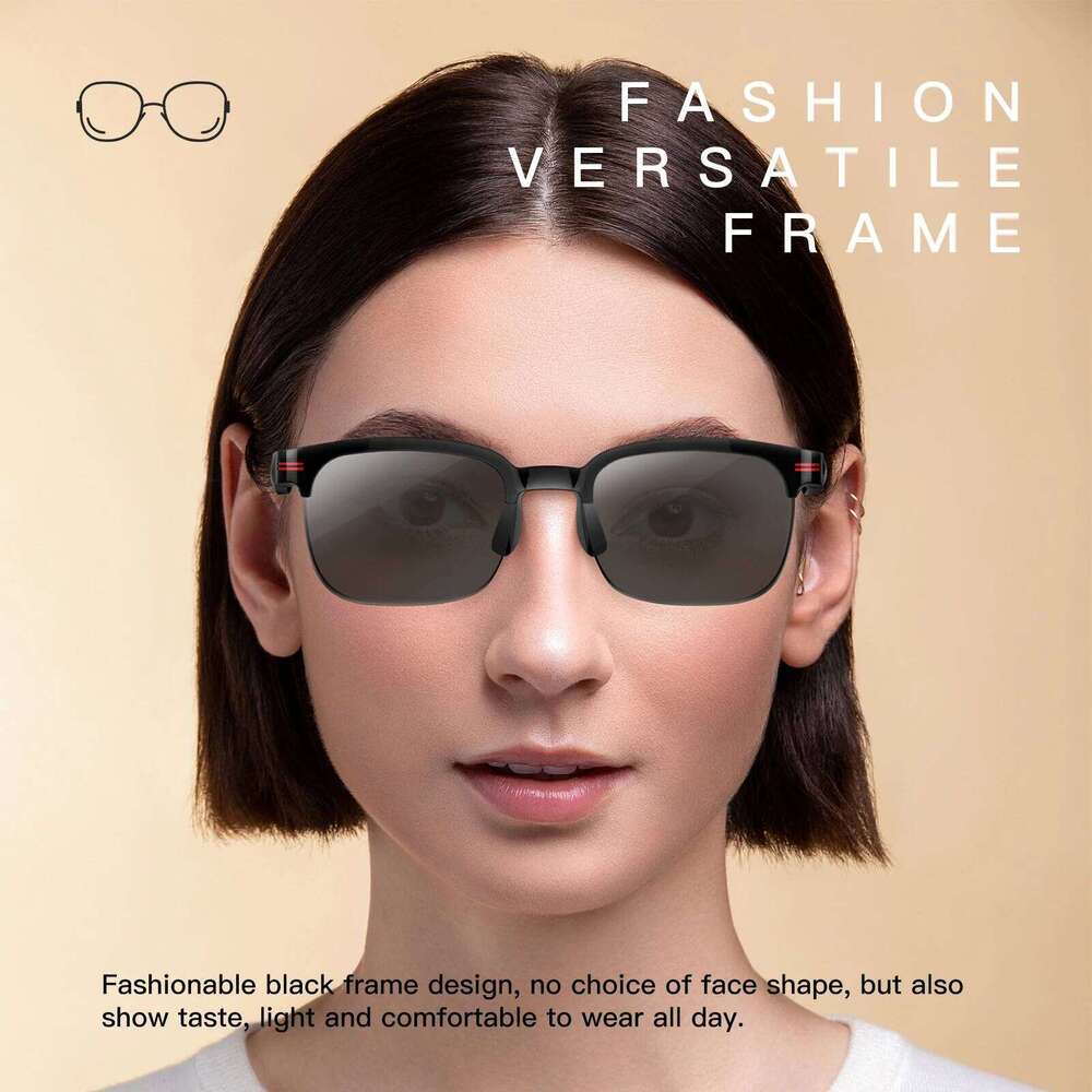 Famous Brand New Bluetooth Smart Glasses Camera Photo Recording For Music Call Sports Travel Drive Business Sunglasses Men Women