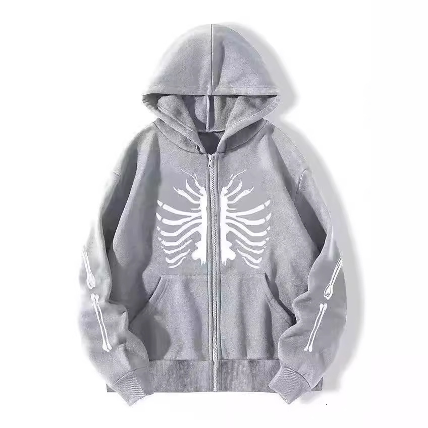 Dark sports shirts mens and womens hoodies gothic style Instagram trendy cute couple Y2k Harajuku zipper hoodie 250708