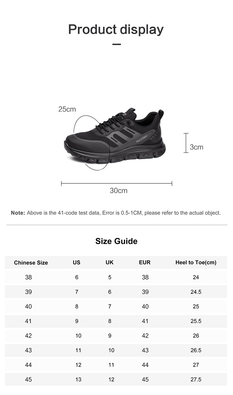 Mulinsen men's mesh sports shoes, four seasons breathable, lightweight and comfortable travel shoes, slip-on running casual sports shoes