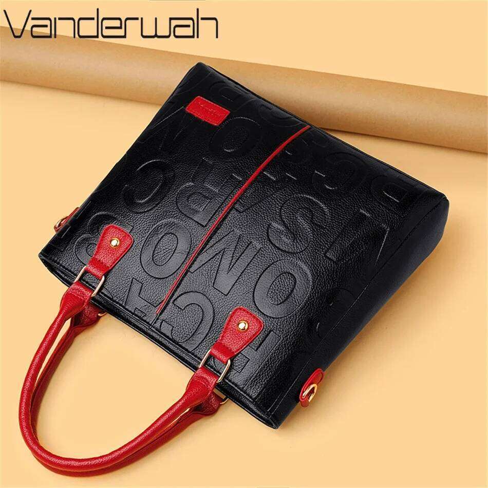Hot Fashion Pu Leather Shoulder Messenger Bag Large Capacity Ladies Handbags Designer Crossbody Bags for Women 2025Totes