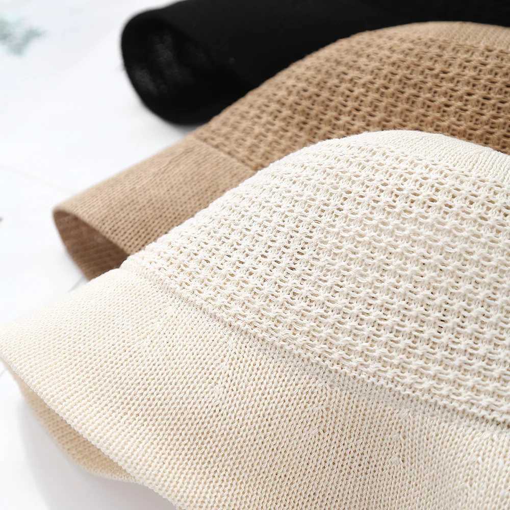 Womens Summer Bucket Hat Sun Protection Wide Brim Lightweight Breathable Foldable Fisherman Cap For Beach Outdoor Travel Y250707