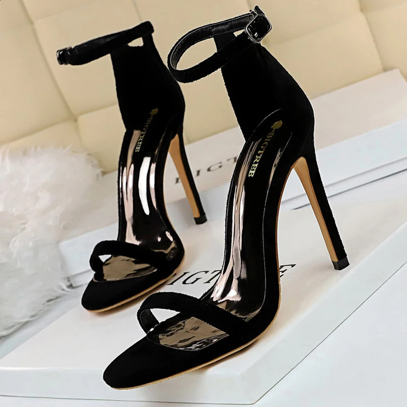 BIGTREE Shoes Summer Women Sandals Sexy Stiletto Heels Ladies High 2025 Heeled Lady 250703