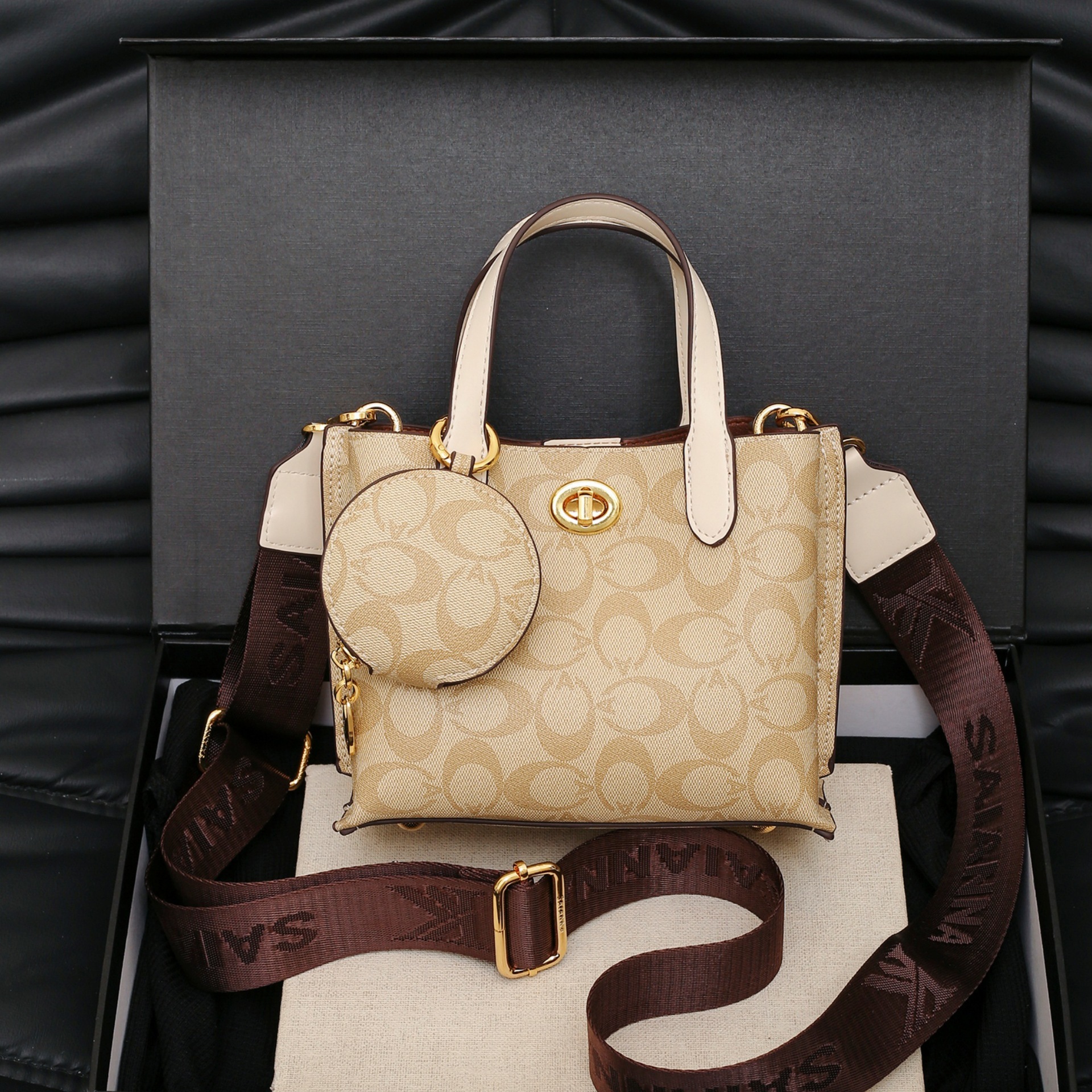 Designer High-End Feel for Women 2025 New Versatile Basket Elegant Tote Shoulder Crossbody Luxury Women's Bag