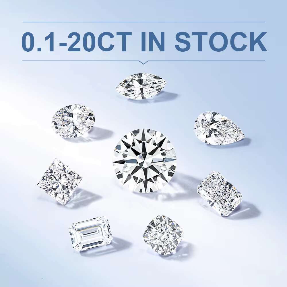 D VVS Color Excellent Cut 0.5CT 1CT 1.5CT 2CT 3CT 4CT Loose Stone Hpht Cvd Wholesale IGI Certified Lab Grown Diamond