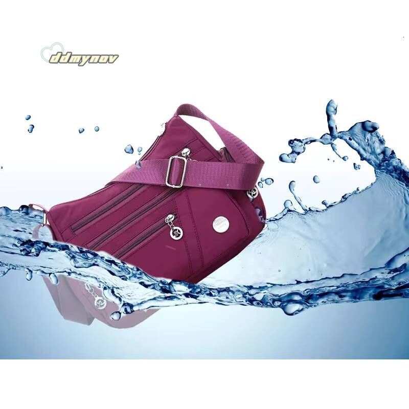 Womens casual large capacity crossbody multifunctional waterproof shoulder bag, shopping handbag ddmynov