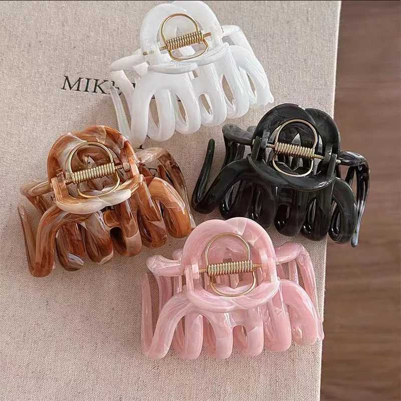 New Design French Style Pumpkin Hair Claw For Women Sweet Hair Ornament Headband Lady Hair Claw Clip Fashion Hair Accessories Z250707