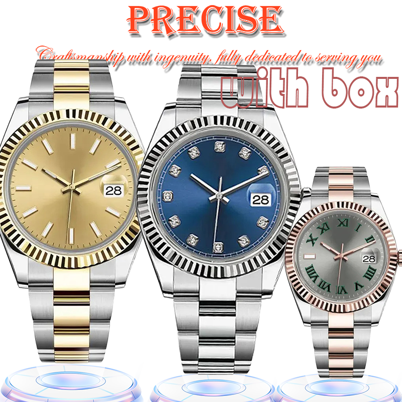 Watch Designer Watch Men's and Women's Fully Automatic Mechanical Movement Stainless Steel Sapphire Glass Casual 36mm/41mm Watch