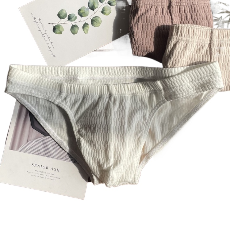 UpUns Mens Pure Cotton Briefs Soft Breathable Solid Color Panties Sexy Shorts Wholesale Support Sample Free Shipping