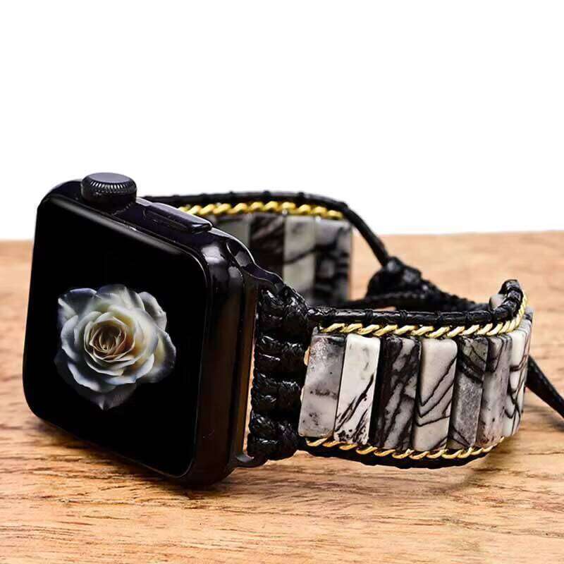 Natural Stone for Band 38mm 42mm IWatch Bracelet Smart Watch Strap Wholesale Drop-shipping