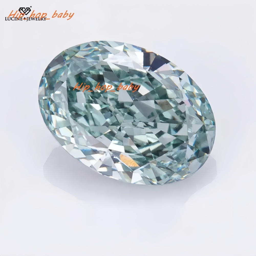 2CT Green Lab Grown Diamonds Rare 3EX Cut Conflict-Free by Lucine Jewelry Green Lab Grown Diamonds