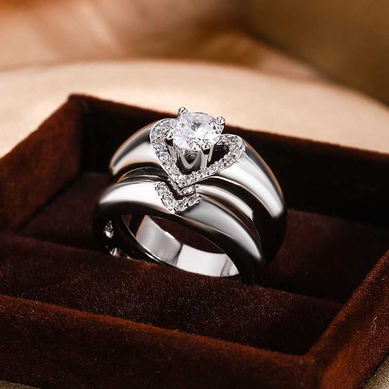2024 New Trend S925 Silver Round Bright Zircon Ring For Women Single Engagement Wedding Christmas Gift Elegant Jewelry XJ250707
