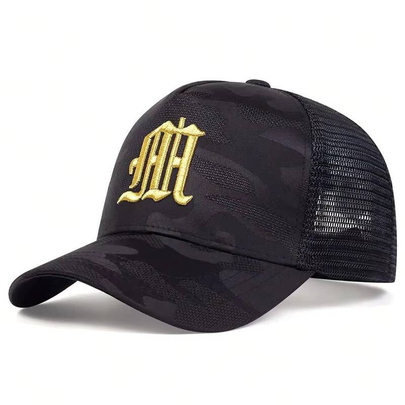 Fashion M Letter Camouflage Embroidery Baseball Net Caps Spring and Summer Outdoor Adjustable Casual Hats Sunscreen Hat ddmythur