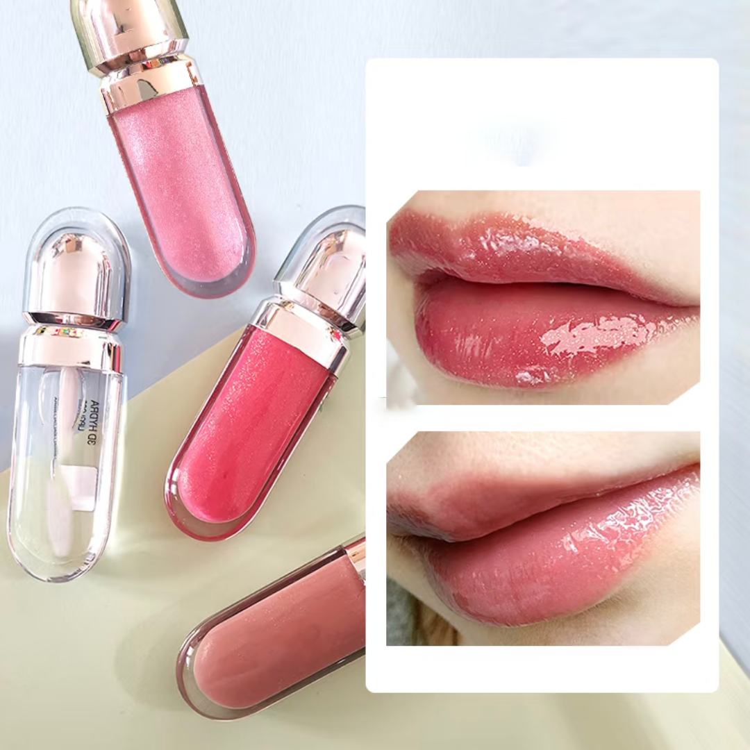 Top Quality Lip Gloss 3D Hydra Lipgloss 6.5ml Moisturizing Soft Makeup Lip Oil Lips Care Moisturizing Lip Sexy KK Beauty Cosmetics Oil
