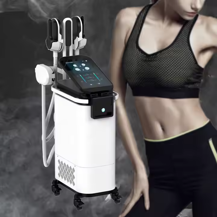 Professional 4 Handles EMS Body Sculpting Slim Body Shaping Muscle Stimulator Slimming Machine