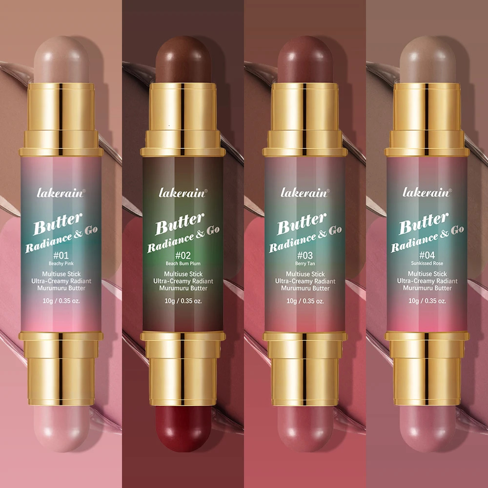 Physicians Butter Glow And Go Multiuse Stick Double Headed Bronzer Blush For Cheeks Eyes Lips Long Lasting Matte Glow Makeup 250703