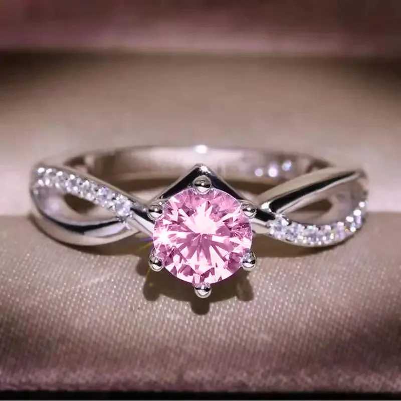 925 Sterling Silver Classic Wedding Ring Eight Hearts And Eight Arrows Design Six Claw Setting Zircon Jewelry XJ250707